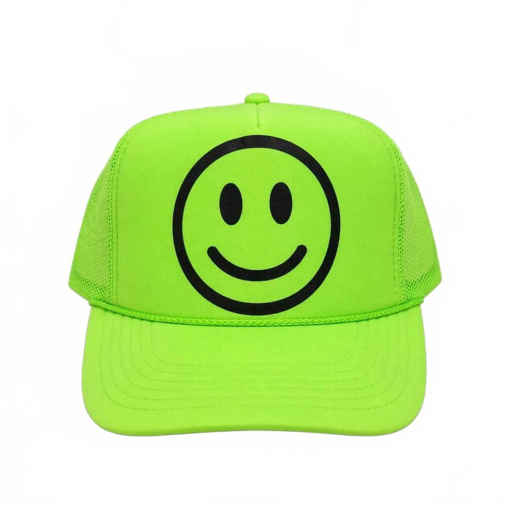 NEW OTTO unisex - smile trucker hat in neon green